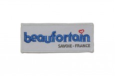 Personnalisation d'écussons brodés rectangulaire pour le Beaufortain